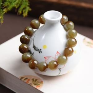 China Natural Jade Stone Bracelet Jade Jewelry 6mm 8mm10mm 12mm 14mm Natural White Jade Stone Round Beads Friendship Bracelet Handmade Jewelry wholesale