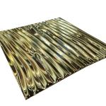 Sandblasting Groove Embossed Stainless Steel Sheet Custom SS 201 304 316