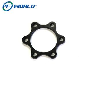 China Bicycle Black CNC Machined Aluminum Parts OEM Service Fabrication wholesale