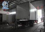 Sinotruk 3 - 7 Ton Carrier Refrigerated Truck / Cooler Van For Fresh Vegetable