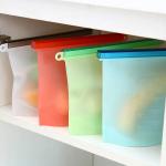Silicone Food Storage Bag , Reusable Food Packaging Storage Bag