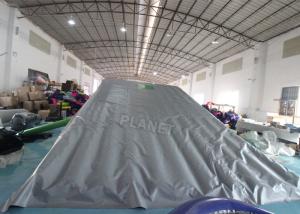 China EN71 Inflatable Sports Games Jump Stunt Landing Airbag With Ramp wholesale