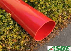 China Smooth PU Cover Drag Flexible Irrigation Pipe wholesale