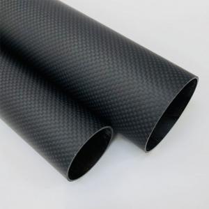 China Customized 3K Twill Carbon Fiber Tube Roll Wrapping Large Diameter wholesale