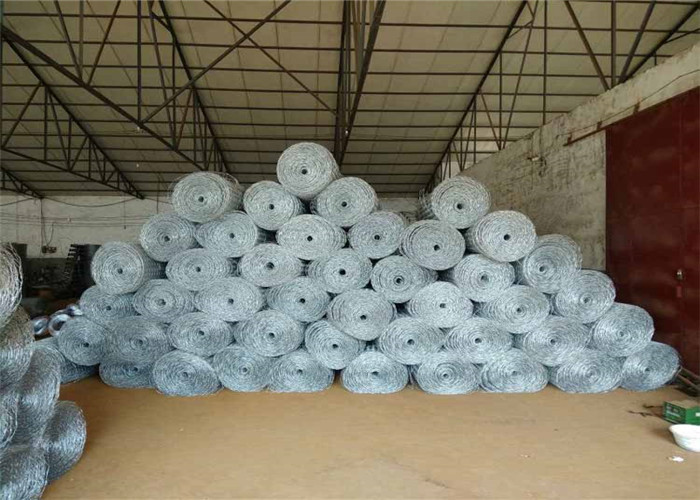 22 Gauge PVC Coated Chicken Wire Mesh Customized Color With Strengthening Wire