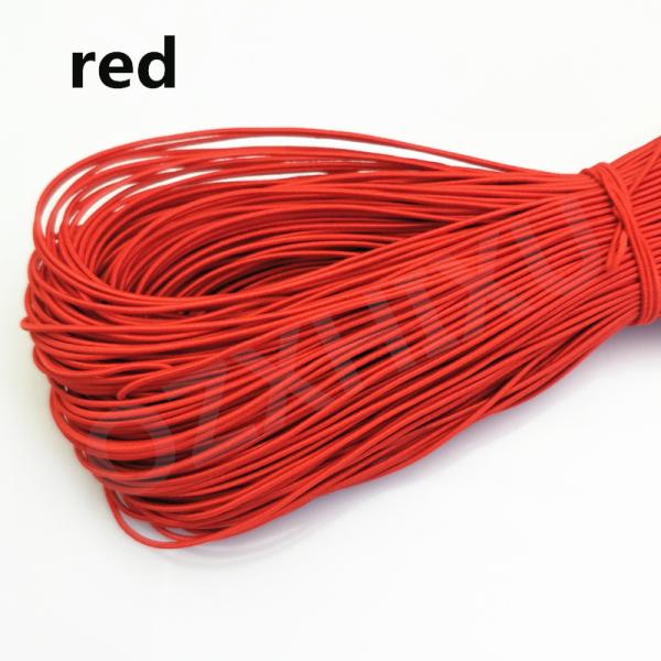 Factory Custom Color 3mm Round Knitted Elastic Band