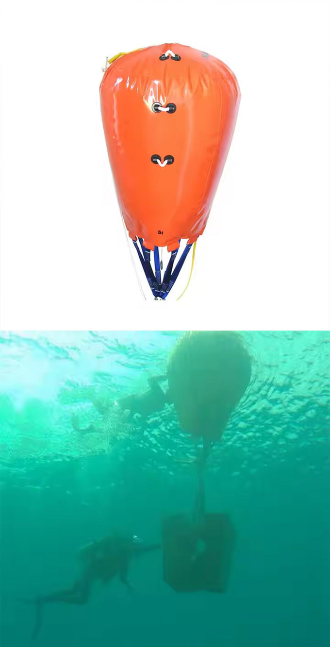 Marine Commercial Underwater Lift Bags Diving Equipment Parachute Air Lifting Bag