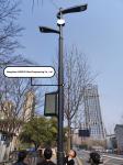 Customized Outdoor Street Light Smart Poles Metal Street Lighting Lamp Post