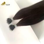 0.5g Pre Bonded Keratin Hair Extensions Natural Black Silky Straight