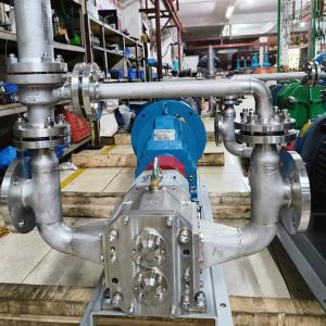 China 316SS Titanium Dioxide Wastewater Lobe Pumps With Safety Valve wholesale