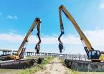 Q355B Heavy Equipment Piling Boom Arm For Cat Hitachi Komatsu Excavator