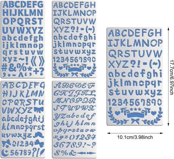 Customised Metal Engraving Letter Stencils Number Stencil Metal Engraving