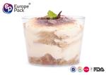 FDA Ice Cream Disposable Plastic Dessert Cup 190ml Plastic Cake Cups