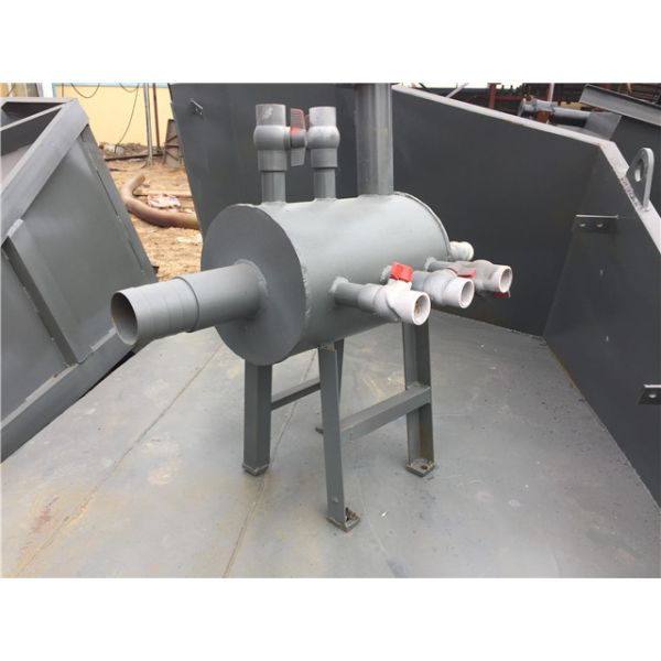 Diesel Bucket Chain Dredger 6-14m Dredging Depth for Gold / Diamond Mining