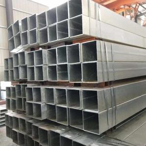 China ASTM Zinc Coated Q345 Square And Rectangular Hot Galvanized Steel Tube on sale