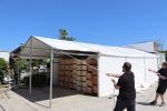 Reliable Industrial Storage Tent With UV Resistant Covers And Easy Assembly