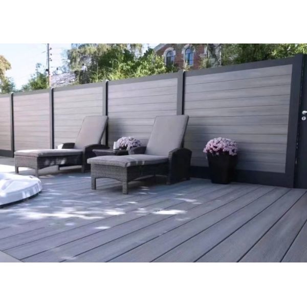 WPC Fence Weather Resistant Low Maintenance For Backyard Privacy