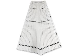 China High Safety White Aluminium Uprights Easy Installation Long Natural Life wholesale