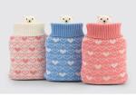 Anti Aging Small Hot Water Bag Pink Cute Color Integral Molding Process
