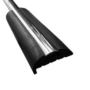 China Rigid Boat Dock Rail Rubbing Strakes Made of Eco-Friendly Vinyl and Stainless Steel wholesale