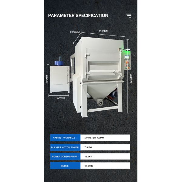 Automotive Wheel Hub Shot Blasting Cleaning Machine For Surface Deburring