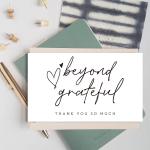Custom Thank You Cards Foldable For Personalized Logo Wedding Invitations