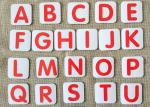 4*4mm EVA Rubber Magnetic Alphabet Refrigerator Magnets