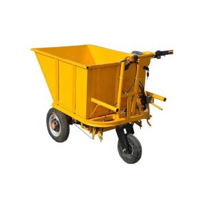 China Vegetable Greenhouse 350W 5 Km/H 200kgs Hand Dump Trolley wholesale
