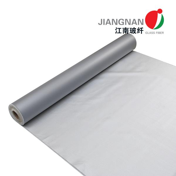 0.6 / 0.8mm Silicone Coated Fabric For Fire Curtain System Fire Retardant