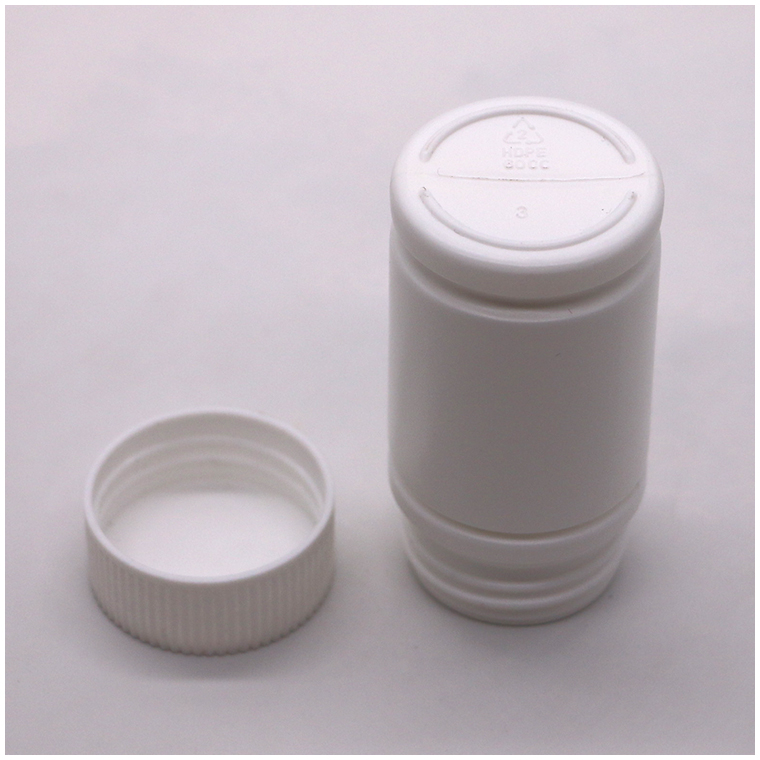 Small Capacity 60mm HDPE Bamboo Shape Plastic Bottle with Screw Cap and Collar Material HDPE