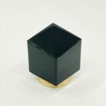 Creative Zinc Alloy Black Color Metal Zamac Perfume Bottle Cap