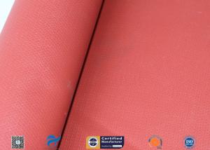 China 580gsm 260℃ Fiberglass Cloth Thermal Insulation Jacket Fabric Silicone Coated wholesale