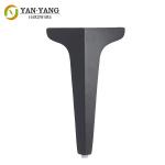 Durable Metal Furniture Legs Sofa Straight Feet Custom Unique Black Color