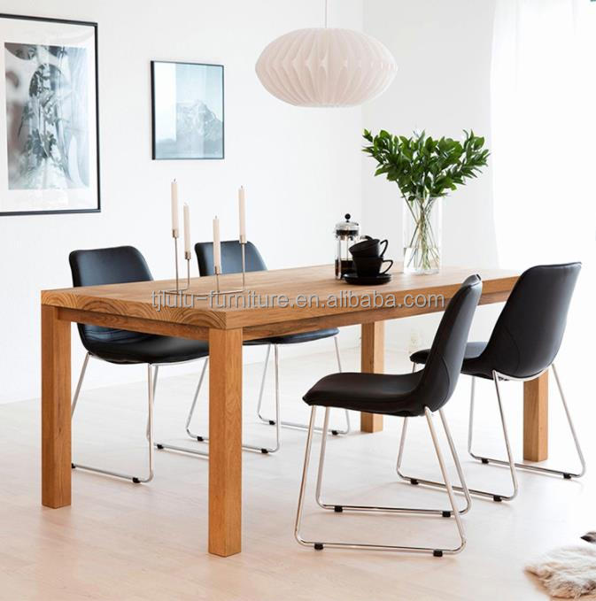 Wooden Dining Table with Modern Design and Eco-friendly Materials