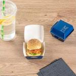 Customized Sizes Eco-Friendly Kraft Burger Box for Disposable Food Packaging