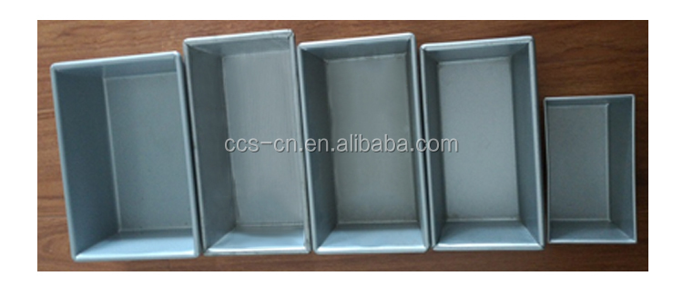 non-stick 24.1X12.7X7.6CM Single Alumminum steel baking loaf pan baking tray toast box bread molding pullman bread pan