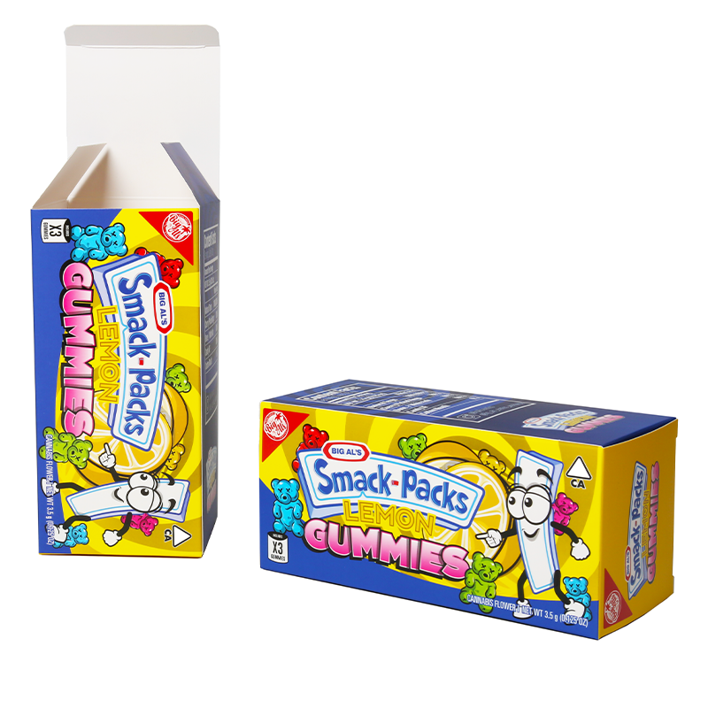 Paper Packaging Boxes Glitter Printing Handling on Small Size for Ivory Board Packing