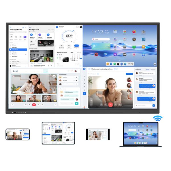 Professional 4K LCD Interactive Touch Screen Smart Board