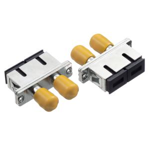 China FTTH NTT Fiber Optic Adaptor Female Connector Duplex Hybrid SC ST ODF wholesale
