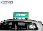 Usb Smd2727 1R1G1B Taxi Led Display Full Color 21kg 1/8 Scan 1200w