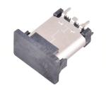 Vertical 180 Degree SMT Type 24 Pin Female USB Type C Connector