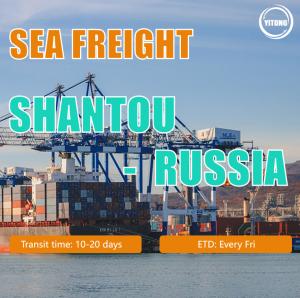 China Fast Shipping Professional Sea Freight Forwarder From Shantou To Russia The World wholesale