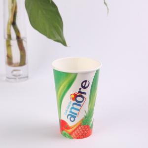 China Double PE Coated Cold Drink Disposable Paper Cups Wholesale for Home or Office 16oz 500ml wholesale