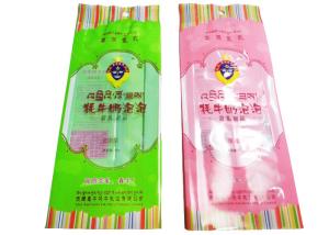 China Recycled Gravure Printed Snack Packaging Bags , Long Back Seal Bag wholesale