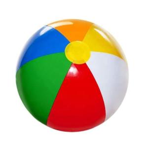 China Small Inflatable PVC Beach Ball Lightweight Odorless Durable wholesale