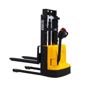 China Yellow Pallet Stacker 1200kg 1500kg Electric Pallet Stacker wholesale