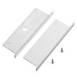 Heat Dissipation Recessed LED Profile Oblong Aluminum Channel 117*35mm Anodized