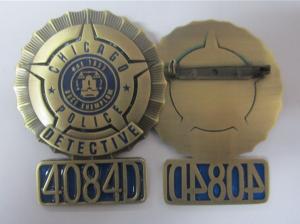 China Premium quality custom metal commemorative badges, metal anniversary emblem pins, cheap, on sale