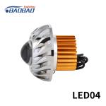 LED04 Double angel eye without fan motorcycle led headlight projector lens