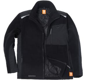 China Mens Micro Fleece Warm Jacket , 320gsm Mens Winter Work Clothes wholesale